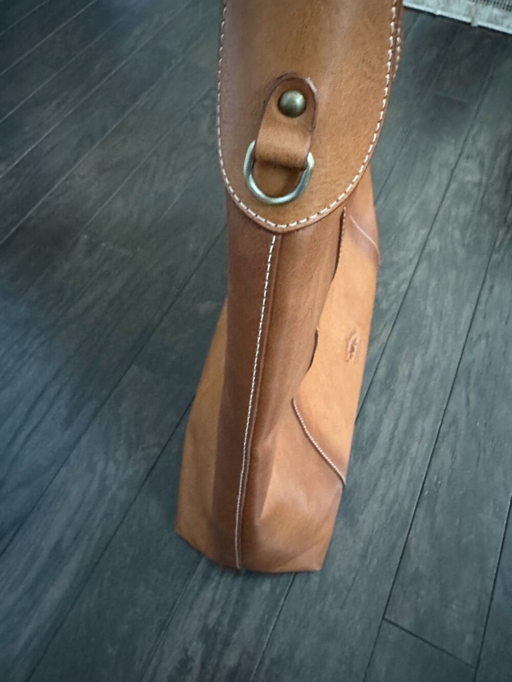 Brown/Tan Leather Cavalcanti Hobo/Tote Bag - Picture 4 of 10